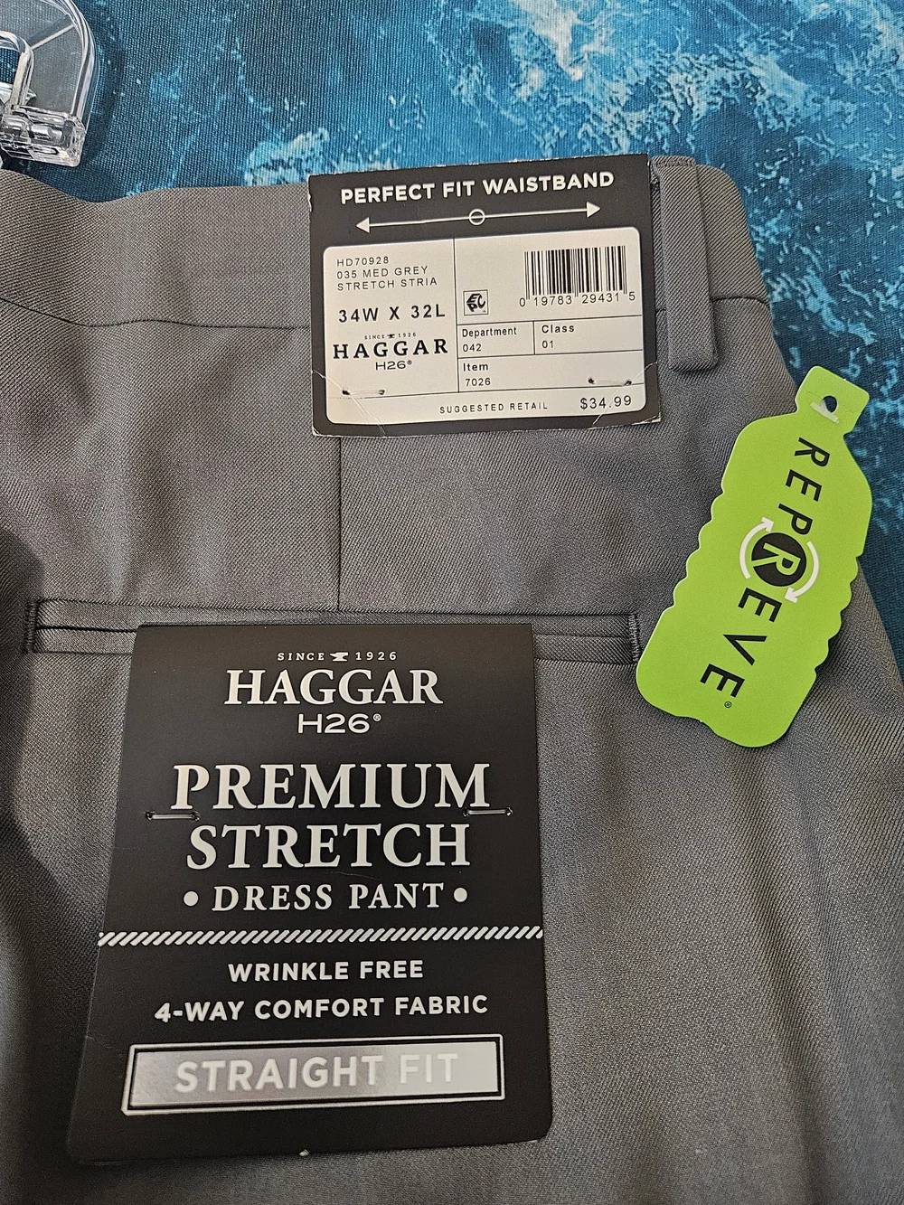 Haggar Gray Premium Stretch Dress Pants Corpcore Normcore Modernuniform